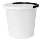 Spand 10 ltr Rund med Hank Hvid product photo