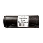 Sæk 700x1100 mm 35 my Co-ekstruderet sort product photo