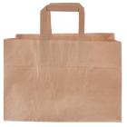 Bærepose 17 ltr 350x170x245 mm FSC 80 gr m/Hank Blomsterbærepose Papir Brun product photo