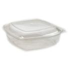 Salatbakke SquarePac klar 750 ml med hængslet låg 179x174x50 mm APET product photo