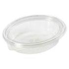 Salatbakke med hængslet låg oval klar 760 ml Clearshow rpet product photo