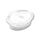 Salatbakke med hængslet låg oval klar 500 ml Clearshow rpet product photo