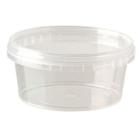 Plastbæger rund 180 ml ø92 mm PP klar. Låg 33281-1 product photo