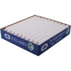 Kronelys Ø22x240 mm Brændetid 9 timer Ren Stearin Svanemærket Hvid product photo
