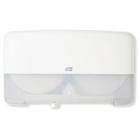 Dispenser toiletpapir Tork jumbo mini T2 twin Hvid product photo