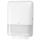 Dispenser håndklædeark Tork singlefold/C-fold H3 stor. Hvid plast product photo