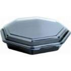 Multiboks 1 rum med låg sort/klar 230x230x50 mm octaview 190 stk product photo