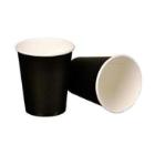 Kaffebæger pap 25 cl 8 oz 1000 stk Sort Låg 34036-1 product photo