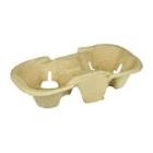 Kopholder bakke pap til 2 bægre 21x11x4 cm natur product photo
