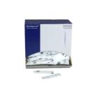 Tandstik plast Dentamin enkeltpakket i klar/hvid folie i displaybox product photo