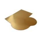 Kagepap guld/sølv 400x600 til lagekageæske PET laminat product photo