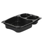 Bakke Bistro 3-rum 254x174x42 mm PP Sort Låg 500951 product photo