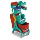 Vogn PLUS 122 m/125 mm hjul 15 l blå sp og TECvrider og flaskebk product photo