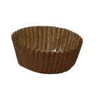 Kagekapsel nr 7 Petit Four Ø35x16 mm Brun/Guld product photo