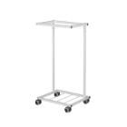 Affaldsstativ uden l&aring;g 110 ltr s&aelig;kke pulverlakeret hvid product photo