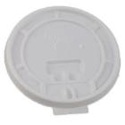 Plastlåg fladt med drikkeklap 100FDT til termobægre med Ø88 mm Hvid product photo