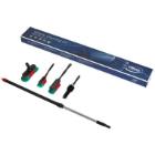 Transport system startpakke med 4 børster og 1 skaft med vandgennemløb product photo