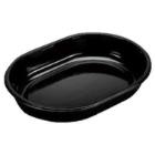 Bakke 1-rum 1000 ml 238x176x40 mm Oval PP Sort product photo