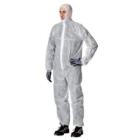 Støvdragt str XL med Lynlås/Hætte/Elastik PP Hvid product photo