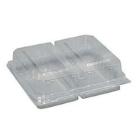 Smørrebrødsbakke 2-rum 165x148x45 mm APET Klar product photo