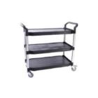 Serveringsvogn 110x52x102 cm 3 hylder Fiberplast product photo