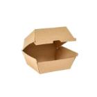 Boks med låg 500 ml 105x102x44 mm pap ecoecho brun product photo