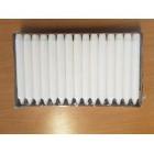 Kronelys Ø22x200 mm Brændetid 7 timer Ren Stearin Svanemærket Hvid product photo