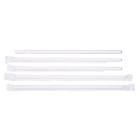 Sugerør Ø8x230 mm uden knæk enkeltpakket Bionedbrydelig Papir Hvid product photo