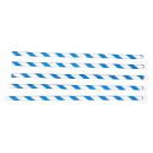 Sugerør Ø6x200 mm uden knæk Bionedbrydelig Papir Blåstribet product photo