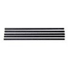 Sugerør Ø6x200 mm uden knæk Bionedbrydelig Papir Sort product photo