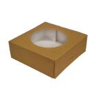 T&aelig;rte&aelig;ske 190x190x80 mm H&aelig;ngslet l&aring;g/rude Brun/Hvid product photo