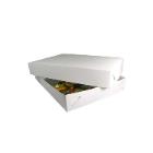 Smørrebrødsæske 510 gr 445x320x65 mm Kraftig Kvalitet Hvid product photo