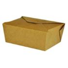 Takeaway æske 1000 ml 150x120x65 mm FSC-mærket Karton med biocoating Brun product photo