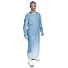 Engangsforklæde med ærmer blå CPE product photo