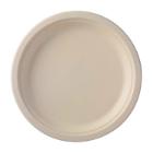 Tallerken rund Ø18 cm med flad kant bagasse Greaseproof FF beige product photo