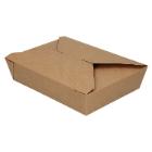 Takeaway æske Verive 140/155x195/215x65 mm 1900 ml kraft biocoating Brun product photo