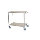 Bordvogn uden kant med 2 hylder 1010x580x900 mm rustfri ned håndtag product photo