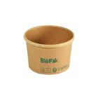 Skål rund 240 ml Ronda Short Ø90x62 mm brun pap FSC product photo