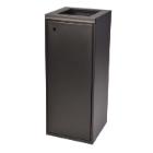 Affaldsstativ Tina Trolleys 100ltr m åbent låg Sort til kildesortering product photo