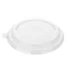 Plastlåg rundt Ø 185 mm PET klar til brun kraft salatskål product photo