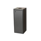 Affaldsstativ Tina Trolleys 100ltr med flaskeindkast Sort til kildesortering product photo