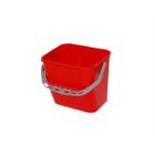 Spand plast 13 ltr rød product photo