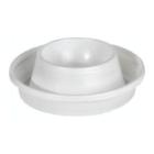 Æggebæger plast hvid Ø80 mm med opsamlingskant ps product photo