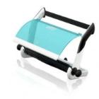 Dispenser Aftørringsrulle vægstativ Tork W1 hvid/turkis op til 45 cm. product photo
