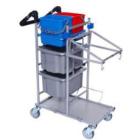 Rengøringsvogn Ergo kompakt fugt med 2 stk. 6 ltr spande product photo