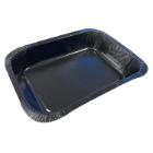 Formpresset bakke 2187 L187xB137xH32mm karton med PET sort product photo