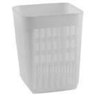 Bestikbeholder 105x105x140 mm plast hvid product photo