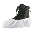 Skoovertræk hvid CPE plast 43x18cm 40my kraftigt antislip mønster product photo