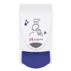 Dispenser Shower Manuel Plast til 1ltr patron Hvid/Blå product photo