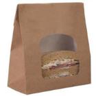 Klodsbundspose 155x72x220 mm 70gr+PP med OPP/Rude Brun product photo